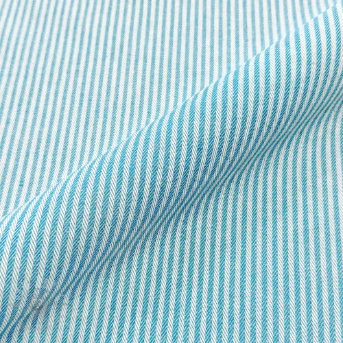 Tkanina dekoracyjna DOBBY Colored stripe turquoise