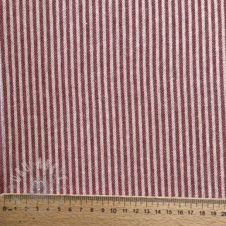 Tkanina dekoracyjna DOBBY Colored stripe burgundy