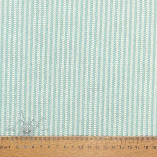 Tkanina dekoracyjna DOBBY Colored stripe mint