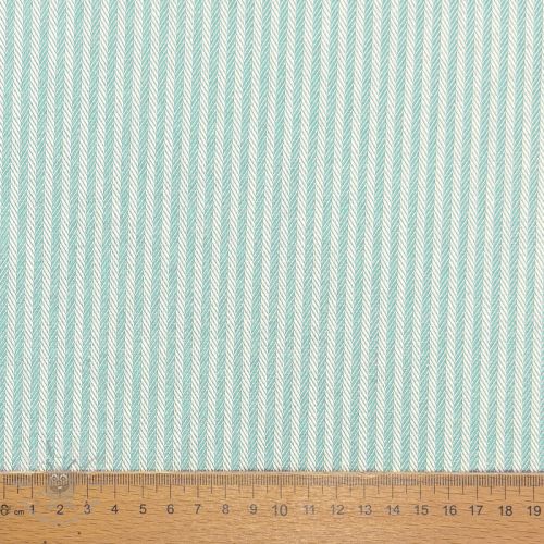 Tkanina dekoracyjna DOBBY Colored stripe mint