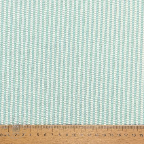 Tkanina dekoracyjna DOBBY Colored stripe mint