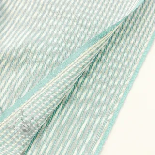 Tkanina dekoracyjna DOBBY Colored stripe mint