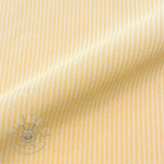 Tkanina dekoracyjna DOBBY Colored stripe pastel yellow