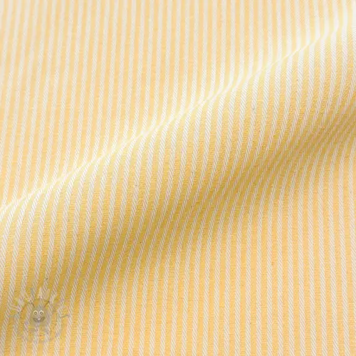 Tkanina dekoracyjna DOBBY Colored stripe pastel yellow