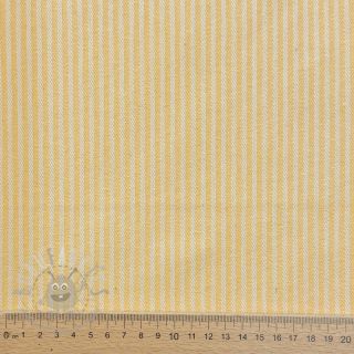 Tkanina dekoracyjna DOBBY Colored stripe pastel yellow