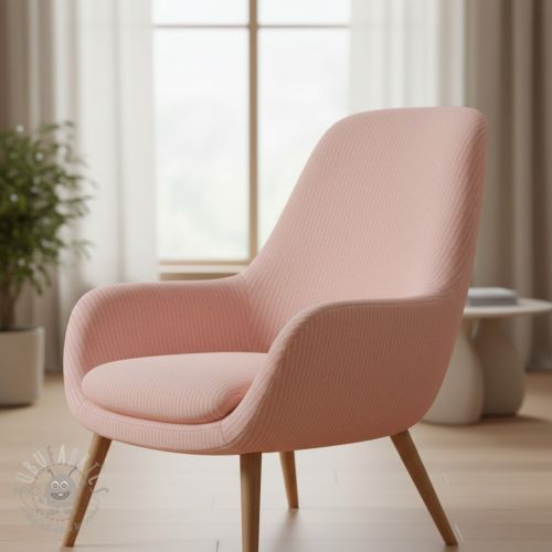 Tkanina dekoracyjna DOBBY Colored stripe light pink