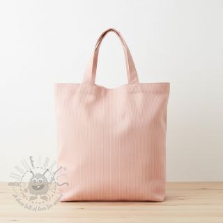 Tkanina dekoracyjna DOBBY Colored stripe light pink