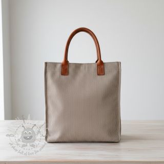 Tkanina dekoracyjna DOBBY Colored stripe coffee