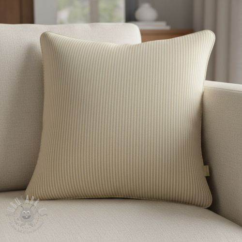 Tkanina dekoracyjna DOBBY Colored stripe sand