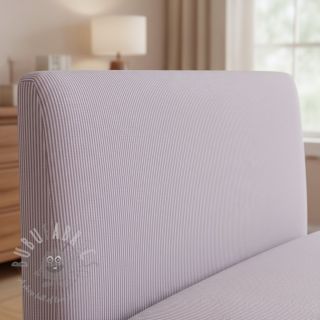 Tkanina dekoracyjna DOBBY Colored stripe lavender