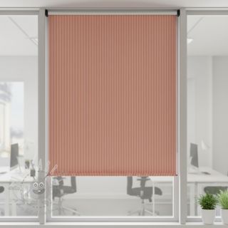 Tkanina dekoracyjna DOBBY Colored stripe coral