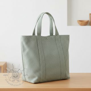 Tkanina dekoracyjna DOBBY Colored stripe bottle green