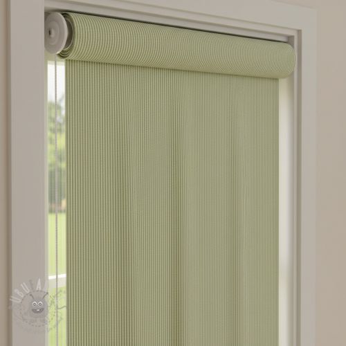 Tkanina dekoracyjna DOBBY Colored stripe light green