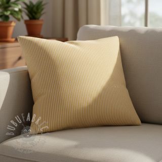 Tkanina dekoracyjna DOBBY Colored stripe ochre