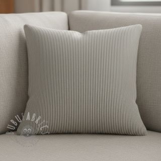 Tkanina dekoracyjna DOBBY Colored stripe graphite