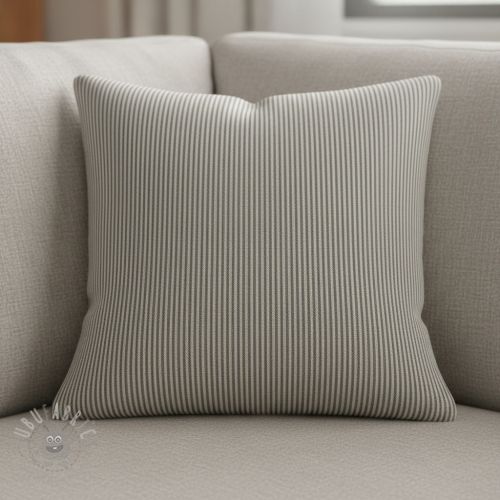 Tkanina dekoracyjna DOBBY Colored stripe graphite