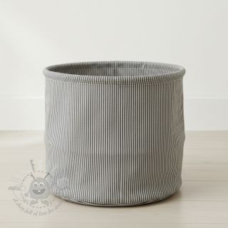 Tkanina dekoracyjna DOBBY Colored stripe graphite