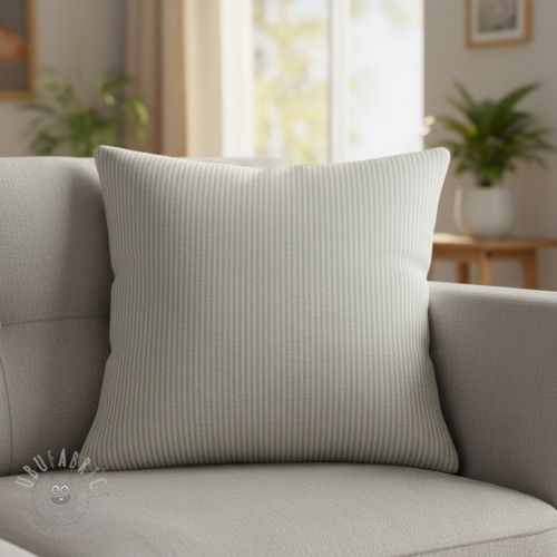 Tkanina dekoracyjna DOBBY Colored stripe light grey