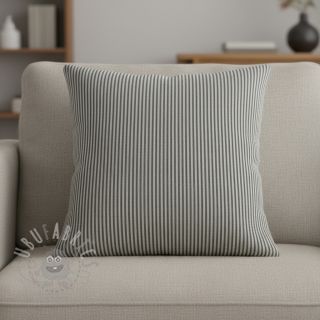 Tkanina dekoracyjna DOBBY Colored stripe black