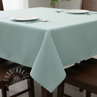 Tkanina dekoracyjna DOBBY Colored stripe mint