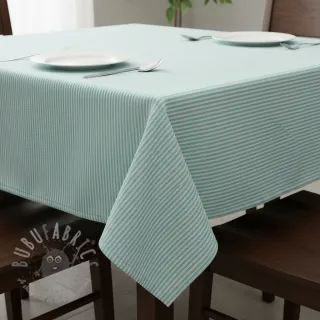 Tkanina dekoracyjna DOBBY Colored stripe mint