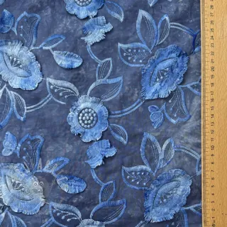 Bawełniana tkanina TIE DYE EMBROIDERY Flora design B
