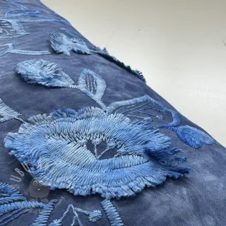 Bawełniana tkanina TIE DYE EMBROIDERY Flora design B