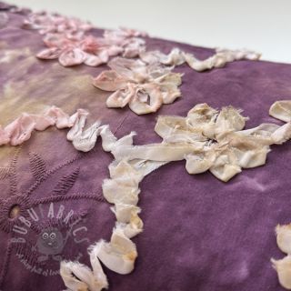 Bawełniana tkanina TIE DYE EMBROIDERY Eva tape design D