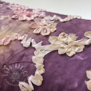 Bawełniana tkanina TIE DYE EMBROIDERY Eva tape design D
