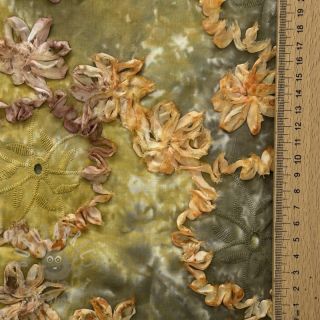 Bawełniana tkanina TIE DYE EMBROIDERY Eva tape design E