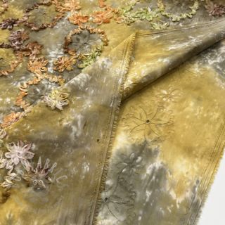 Bawełniana tkanina TIE DYE EMBROIDERY Eva tape design E