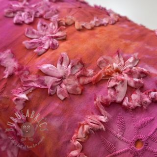 Bawełniana tkanina TIE DYE EMBROIDERY Eva tape design F