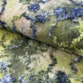 Bawełniana tkanina TIE DYE EMBROIDERY Eva tape design A