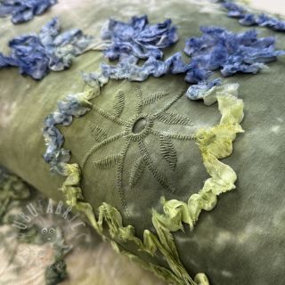 Bawełniana tkanina TIE DYE EMBROIDERY Eva tape design A