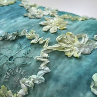 Bawełniana tkanina TIE DYE EMBROIDERY Eva tape design B
