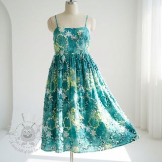 Bawełniana tkanina TIE DYE EMBROIDERY Eva tape design B