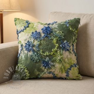 Bawełniana tkanina TIE DYE EMBROIDERY Eva tape design A