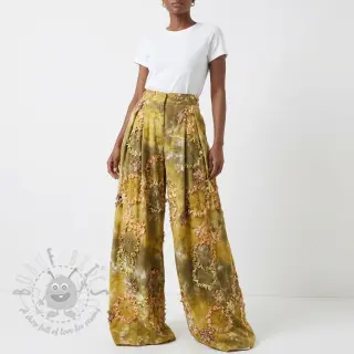 Bawełniana tkanina TIE DYE EMBROIDERY Eva tape design E