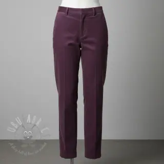Drobny Sztruks aubergine