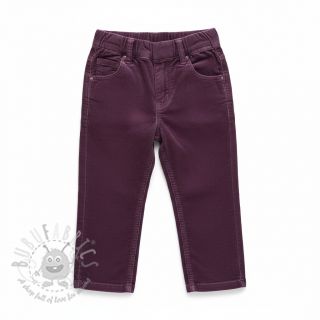 Drobny Sztruks aubergine