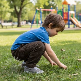 Drobny sztruks dark brown