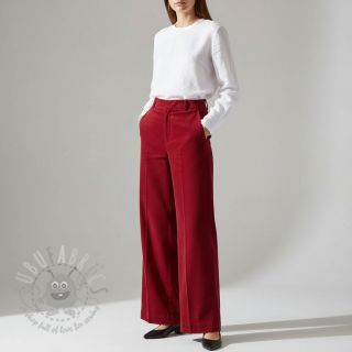 Drobny sztruks dark cerise