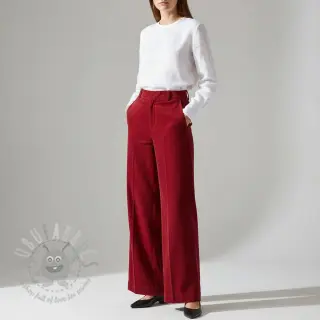 Drobny sztruks dark cerise