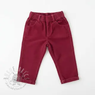 Drobny sztruks dark cerise