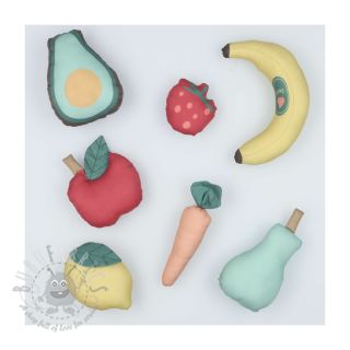 Bawełniana tkanina Farmers market PANEL digital print