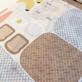 Bawełniana tkanina Farmers market PANEL digital print