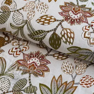 Tkanina dekoracyjna jacquard Soliman allover blanc
