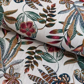 Tkanina dekoracyjna jacquard Neroli allover blanc