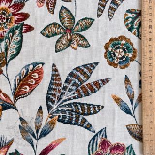 Tkanina dekoracyjna jacquard Neroli allover blanc