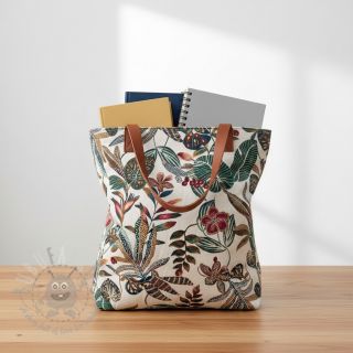 Tkanina dekoracyjna jacquard Neroli allover blanc